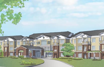 Landis Homes Learning & Wellness Center Exterior Rendering