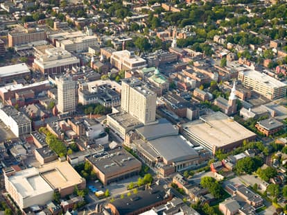 Marriott at Penn Square and Lancaster County Convention Center External  Aerial