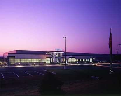 Schott Pharmaceutical Packaging Exterior at Dusk