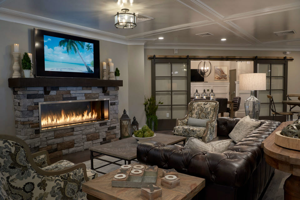 The Reserve at Greenfield living room