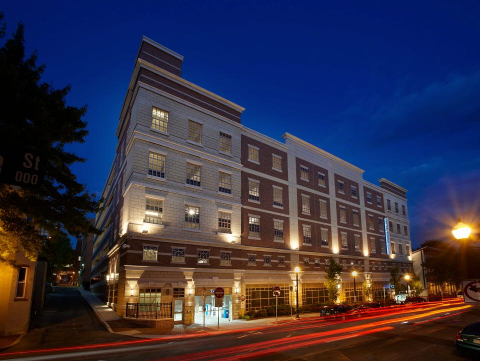 Lancaster Newspapers Parking Garage Exterior