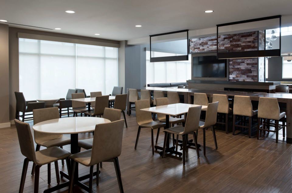 Residence Inn Lancaster Breakfast Seating Area