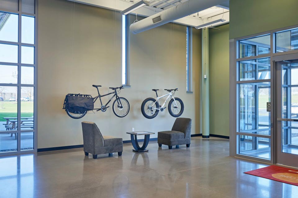 Quality Bicycle Products Interior Lobby