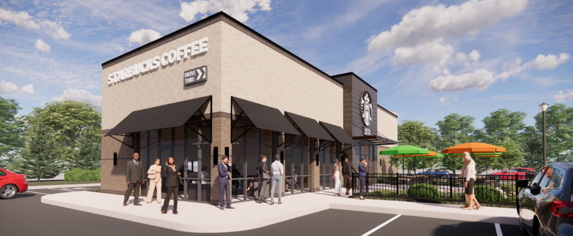 Greenfield Starbucks Exterior Photo